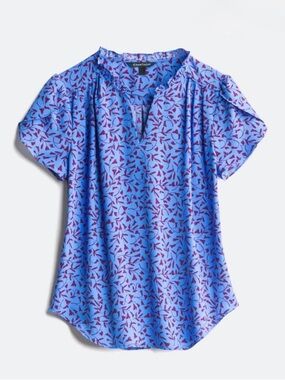 Hawthorne Truly Poppy Blouse. Sz S